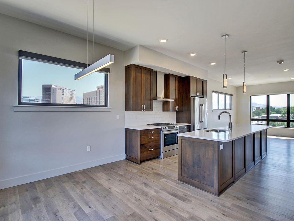 Dining room and kitchen
