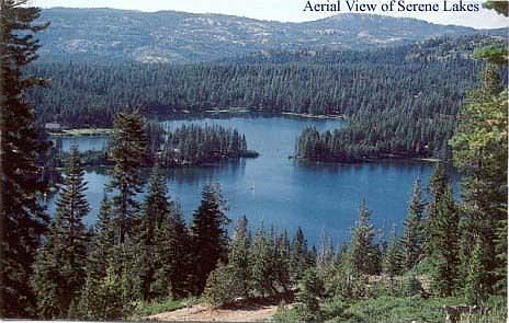 Aerial View of Serene Lakes