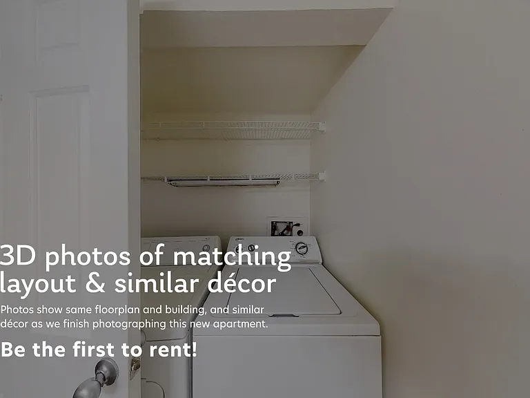Washer in Apartment