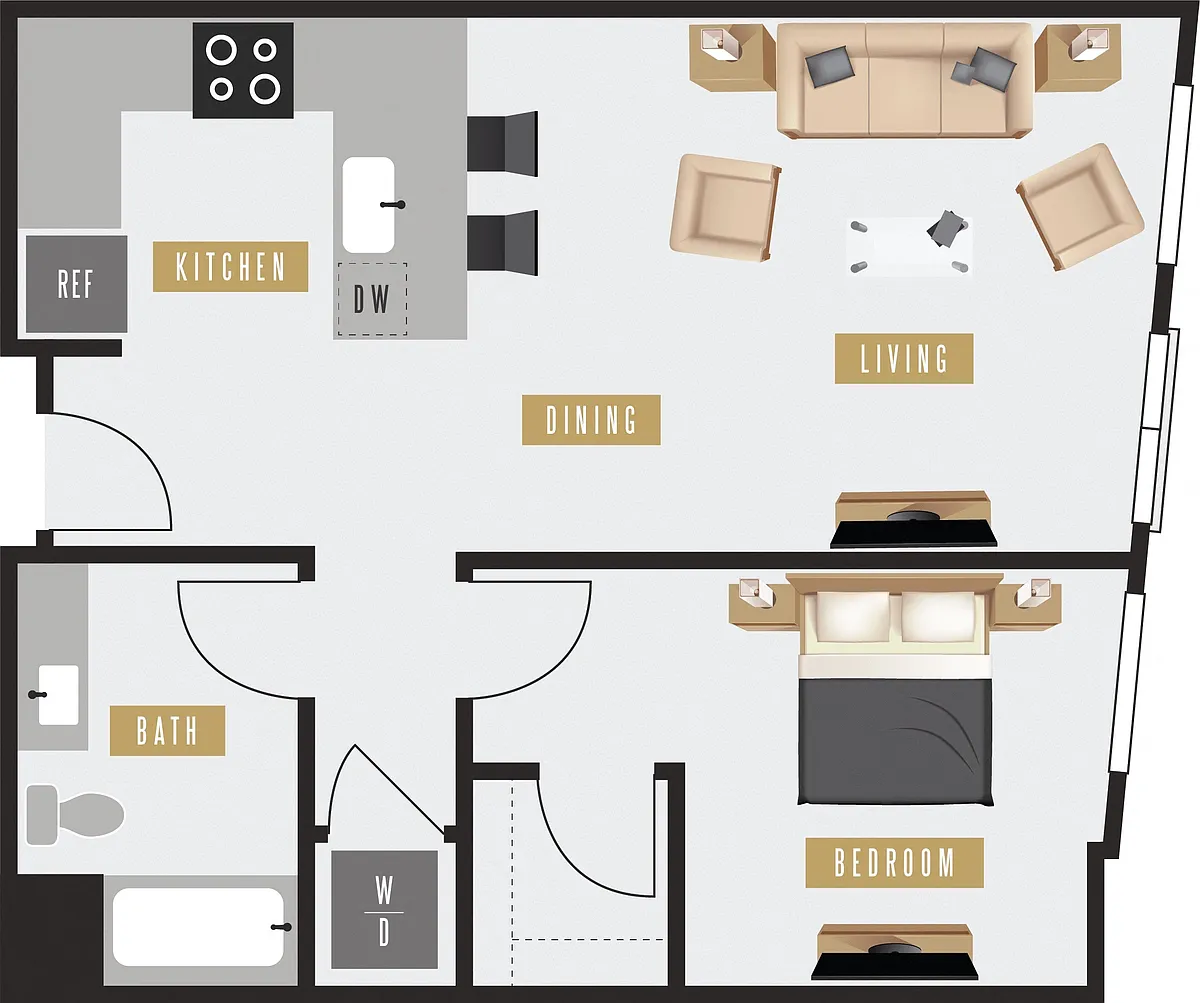 Floor plan C4 (West Building)