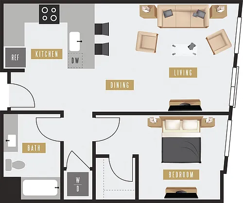 Floor plan C4 (West Building)