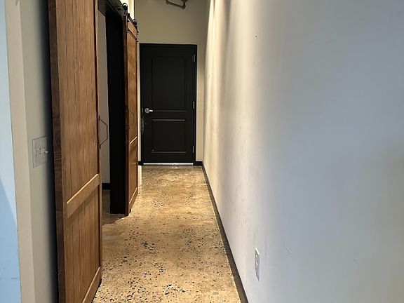 Hallway & Barn Doors to Bedroom