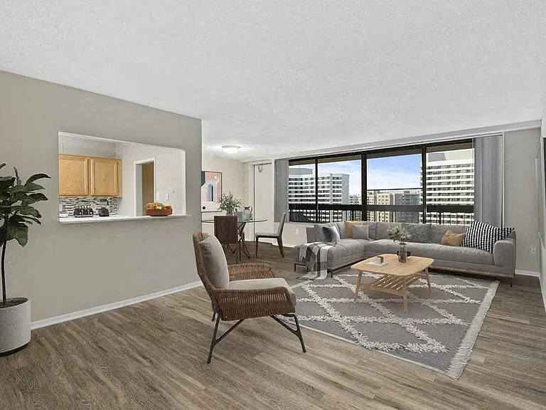 Living Room Come Kitchen View