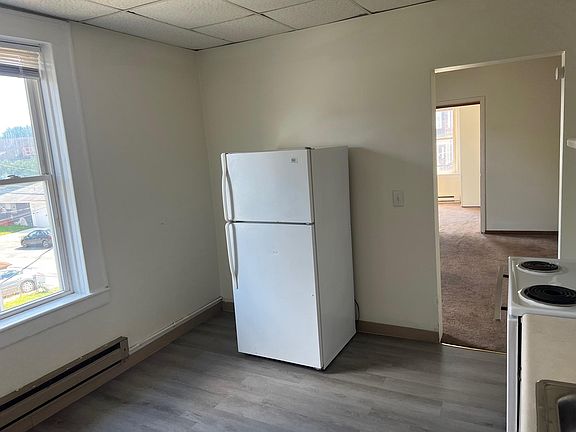 Kitchen leading through the apartment.