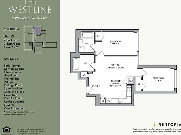 2nd image of 554 W 46th St #315