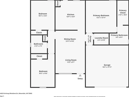 3 bed, 2.0 bath, 1296 sqft, $1,545 — Photo 2