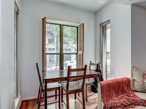 Dining area or study area inside deep bay window!