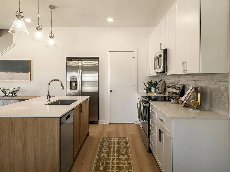 The Ascent townhome, model home