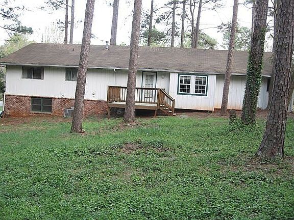 family sized back yard