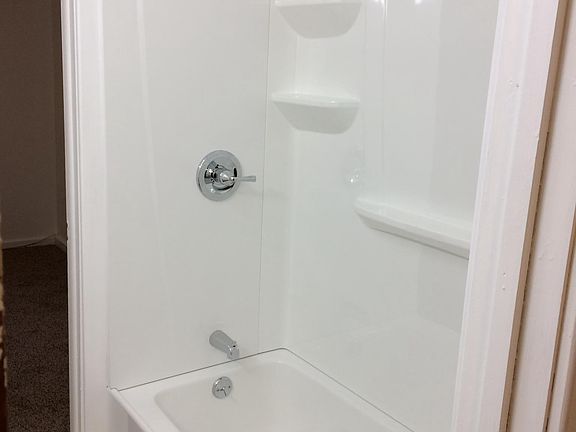 New tub and shower