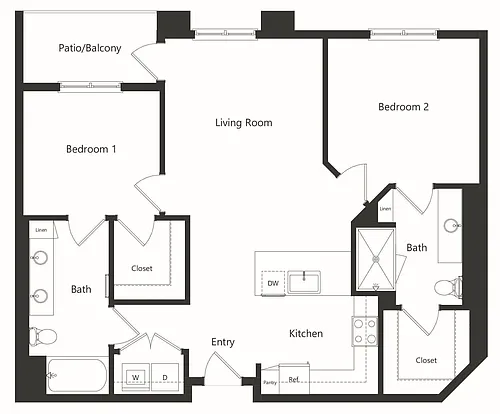 Floor plan B1