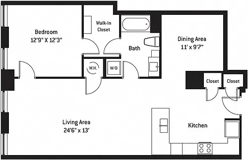 Floor plan 1T