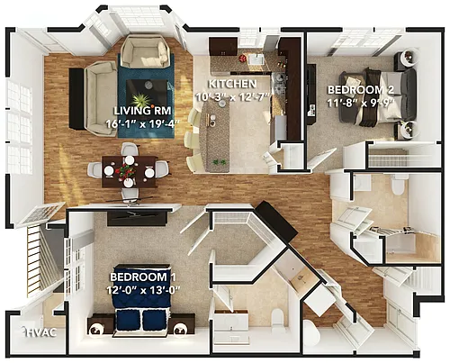 Floor plan Camelot East - Grayson