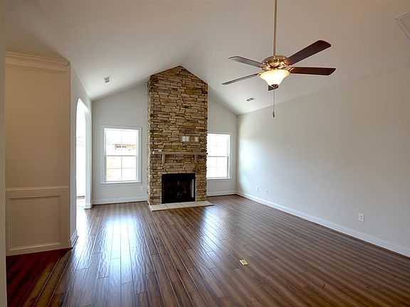 Great Room with Stone Fireplace