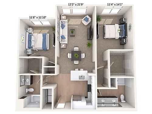 Floor plan B10-Two