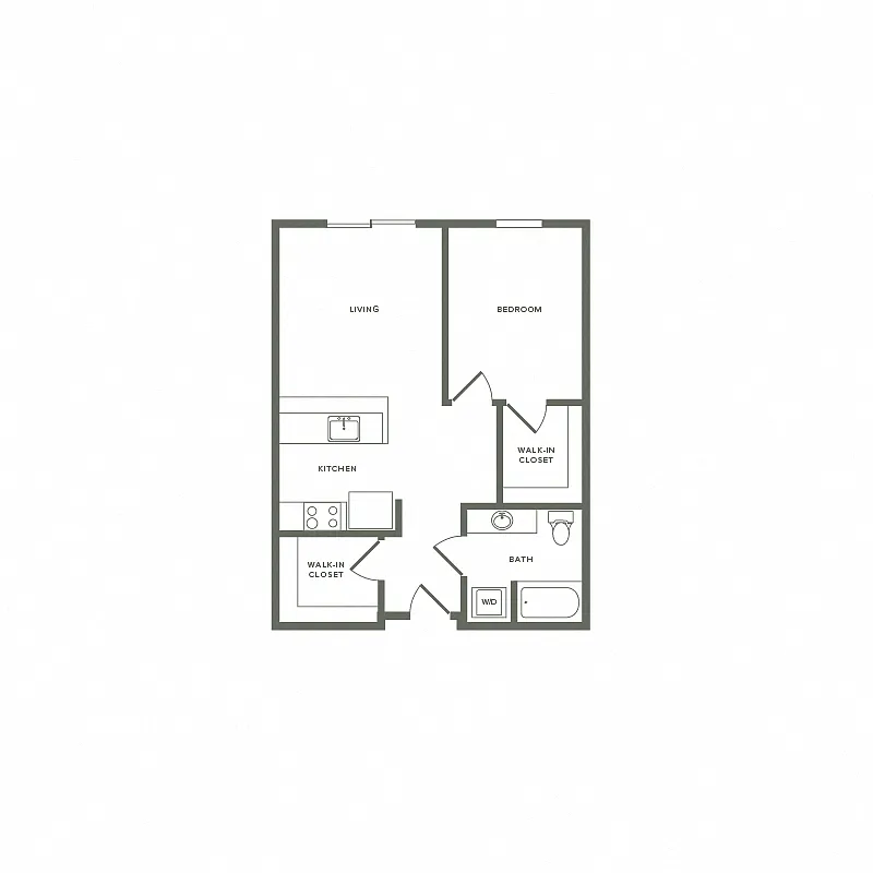 Floor plan Magnolia - 1x1 A07