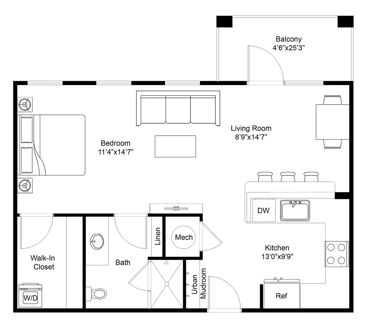 Floor plan Namotu