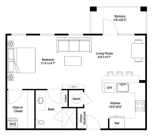 Floor plan Namotu