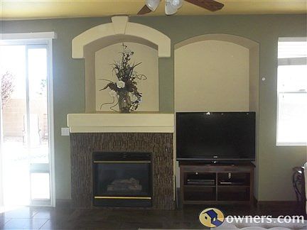 Fireplace in Family Room