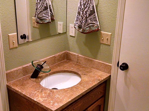 Remodeled lower bathroom