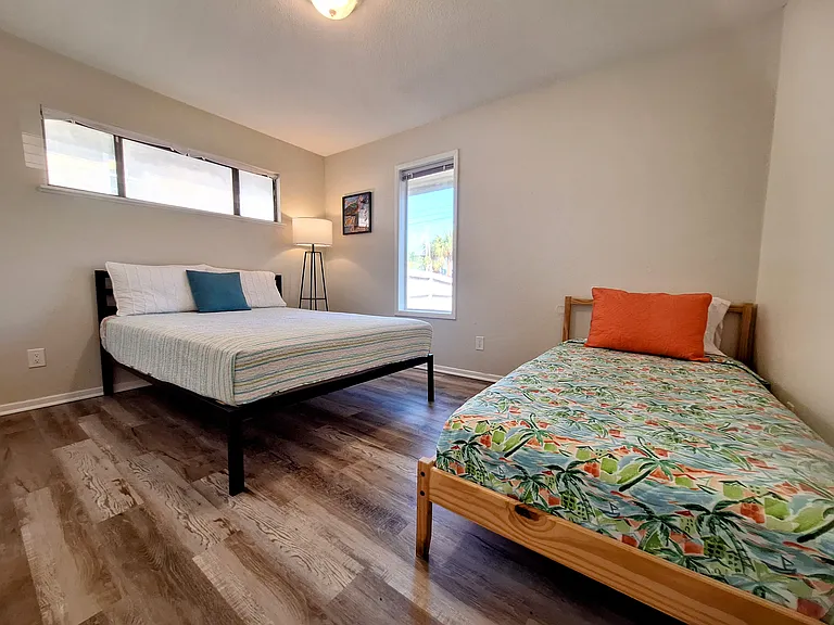 Queen & Twin Size beds in 2nd bedroom