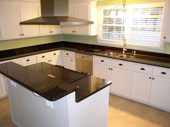 Granite slab counter tops
