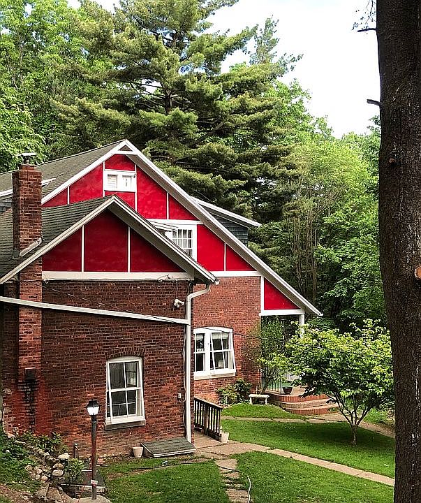 Exterior from rear of house