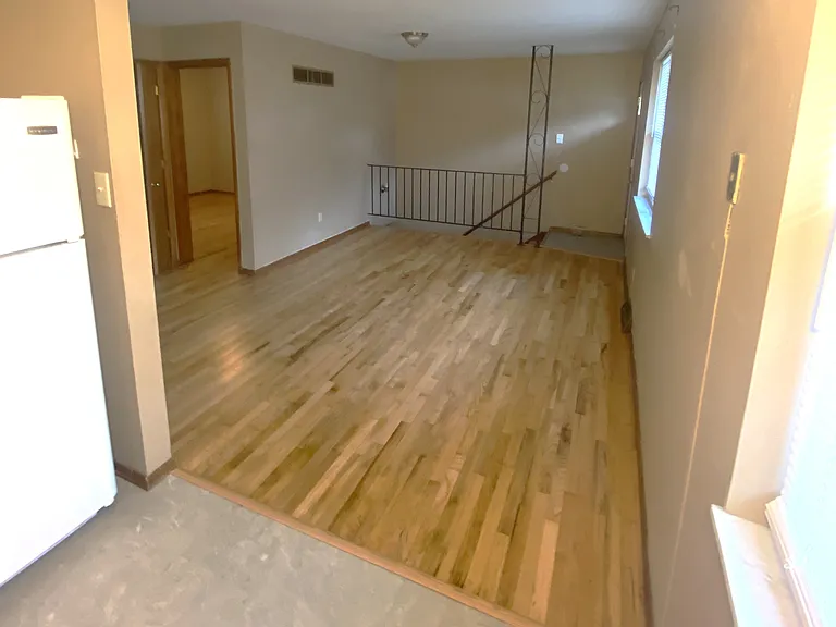 View of living room standing in kitchen!