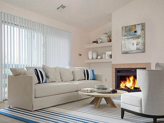 Living Area Fireplace