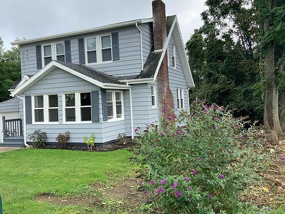 Right side of house