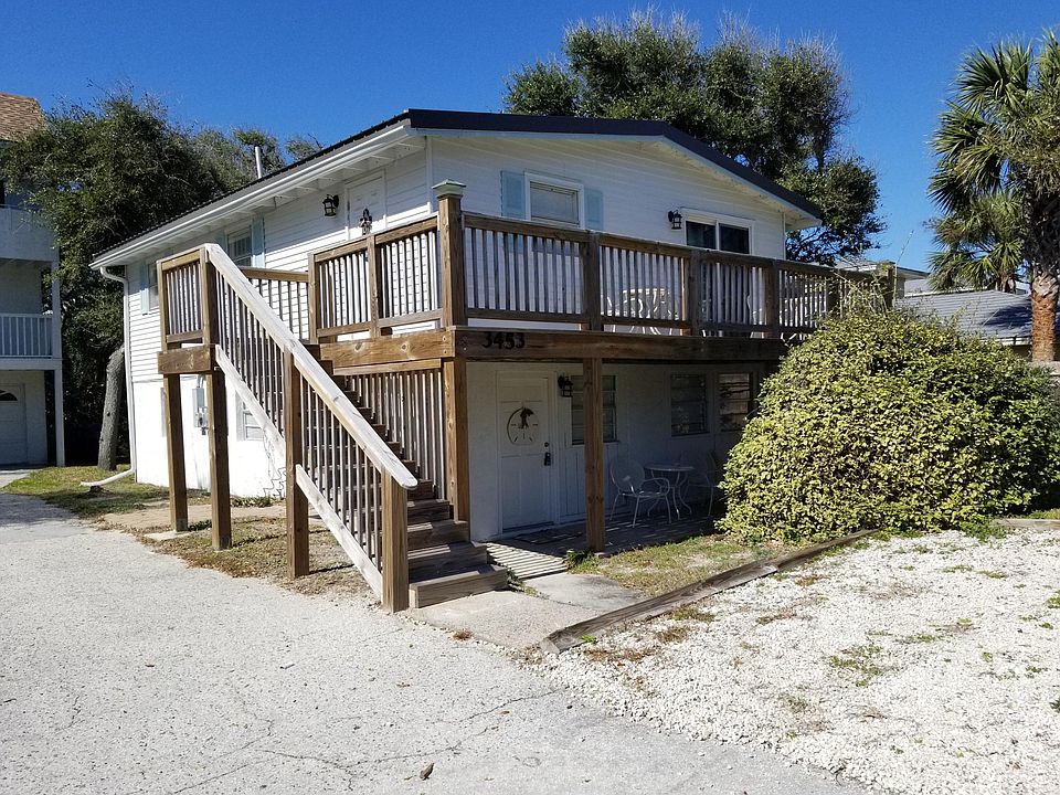 Unit B is located downstairs.