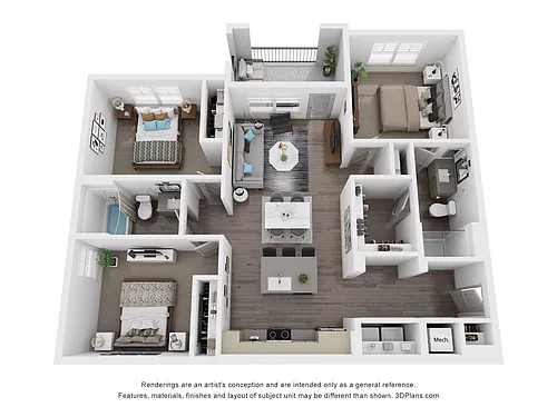 Floor plan The Suite (C1)