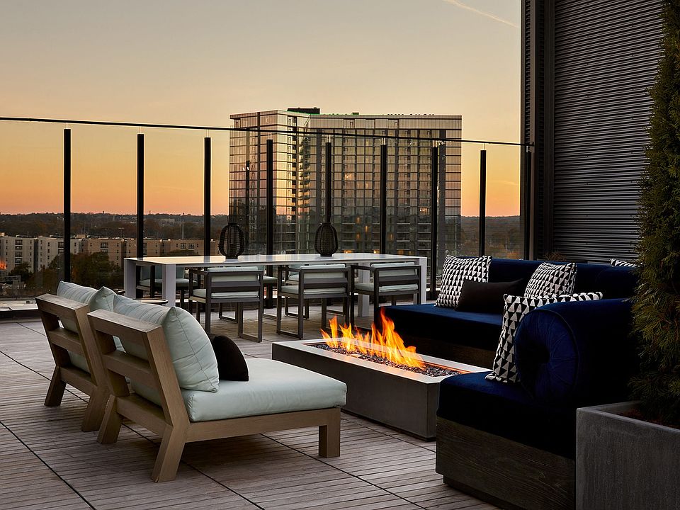 Viewing Deck with Skyline Views and Fire Pits