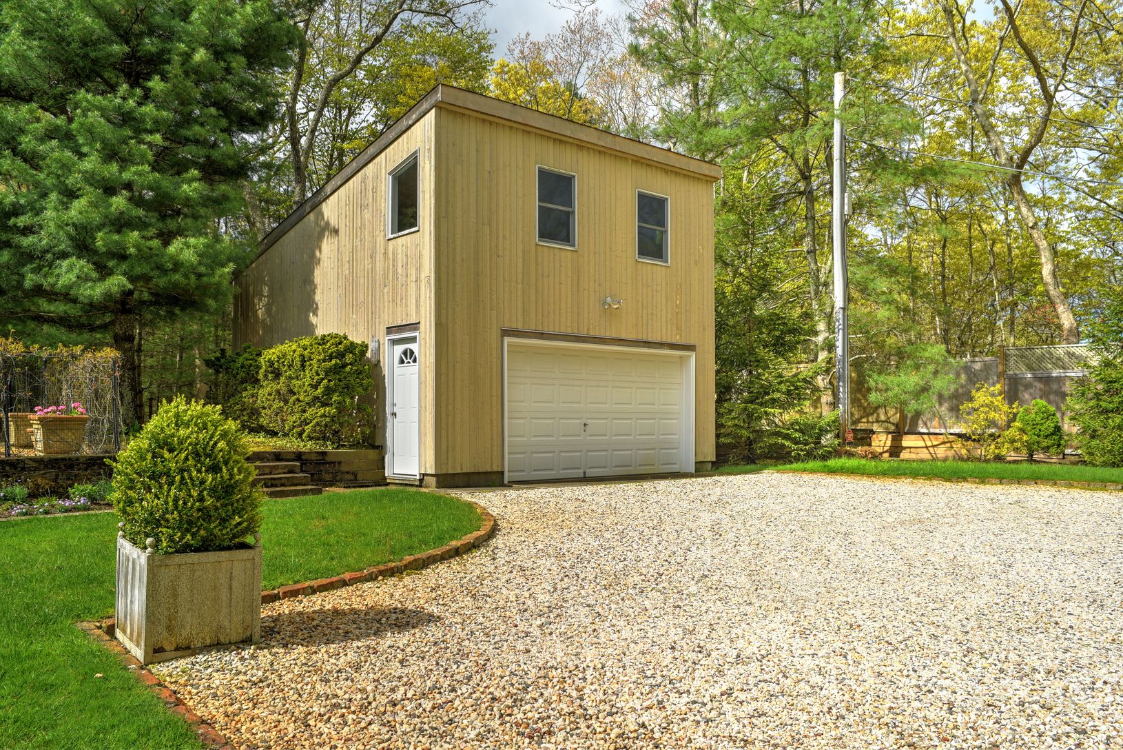  2 Story 2 Car Garage Added.  Owner uses the Top Floor as an Office