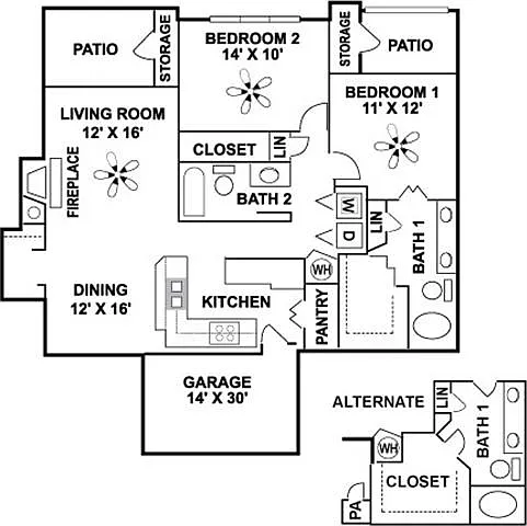 Floor plan B3