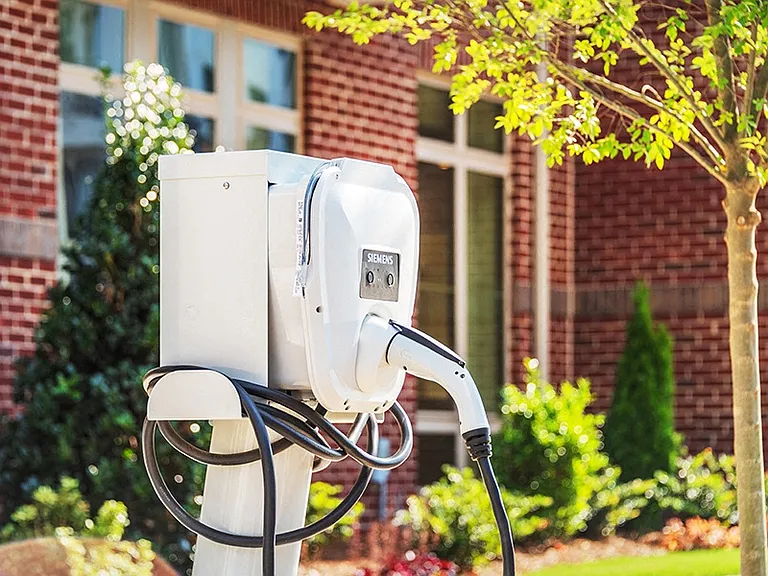 Residents have access to electric vehicle charging stations