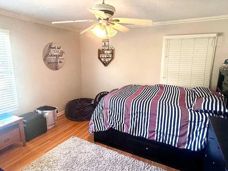 Bedroom #2, with two closets