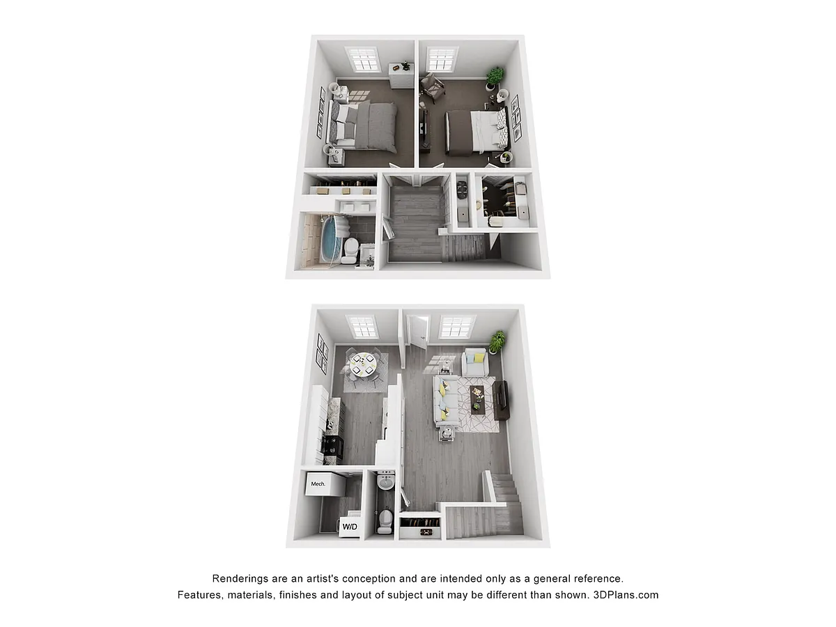 Sunnybrook_2 Bed_TH Combined Sunnybrook_2 Bed_TH Combined - Sunnybrook Towne Houses
