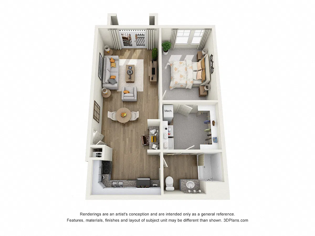 Floor plan A1D