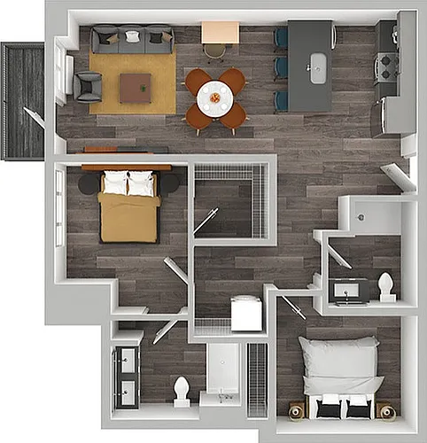 Floor plan The Monroe