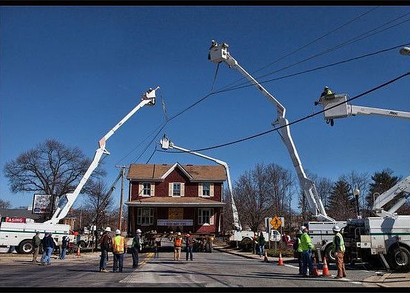 Moving down Town Center Blvd