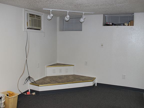 Living area with built in entertainment cornet