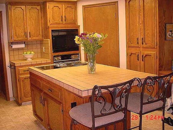 Center Island in kitchen