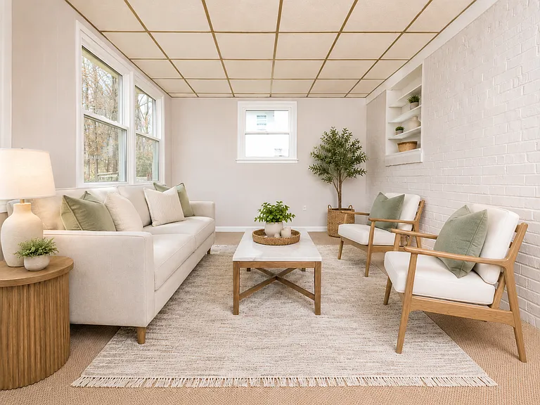 Bright sunroom
