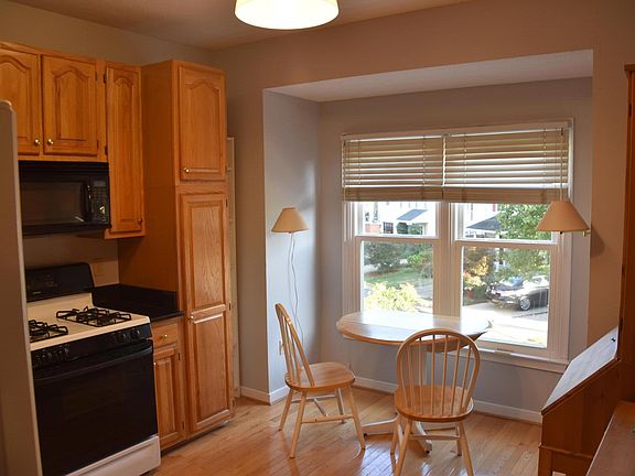 Kitchen view towards the front of the townhouse