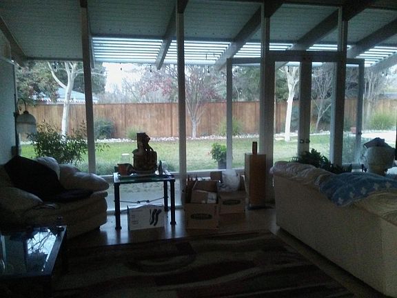living room/back yard