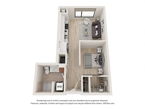 Floor plan Studio|Ld584