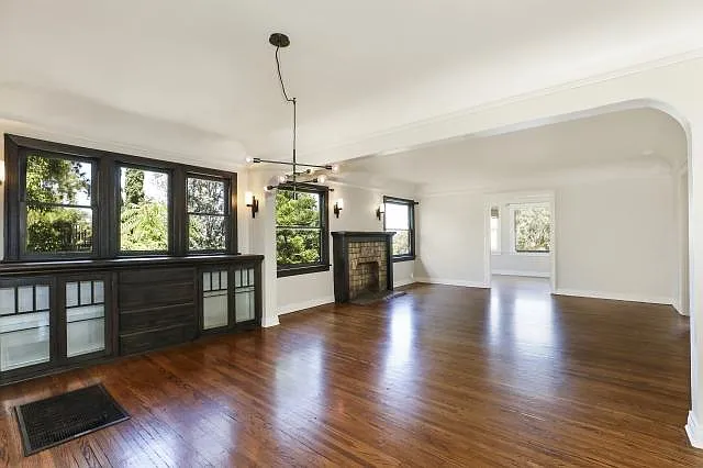 Living room looking into sun room