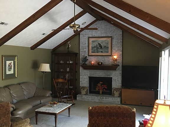 Lg fam room w/vault ceiling