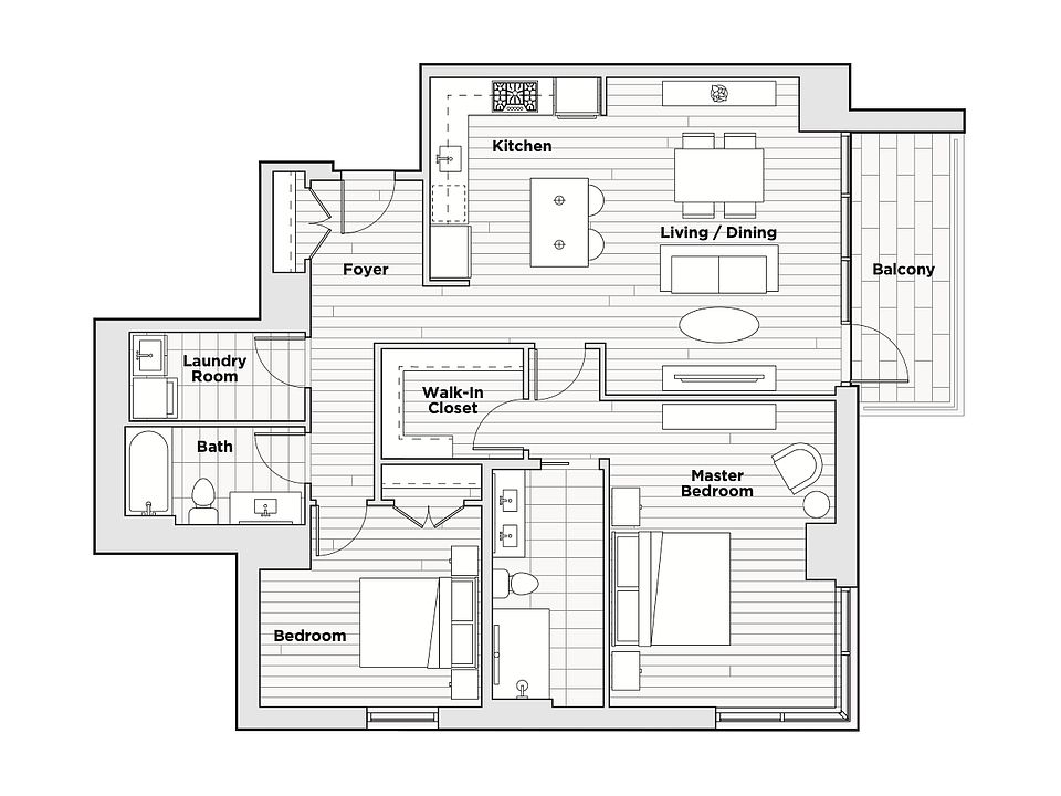 2 Bedroom-C1